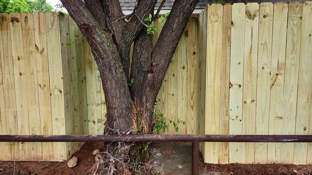 Wood Fence Installation